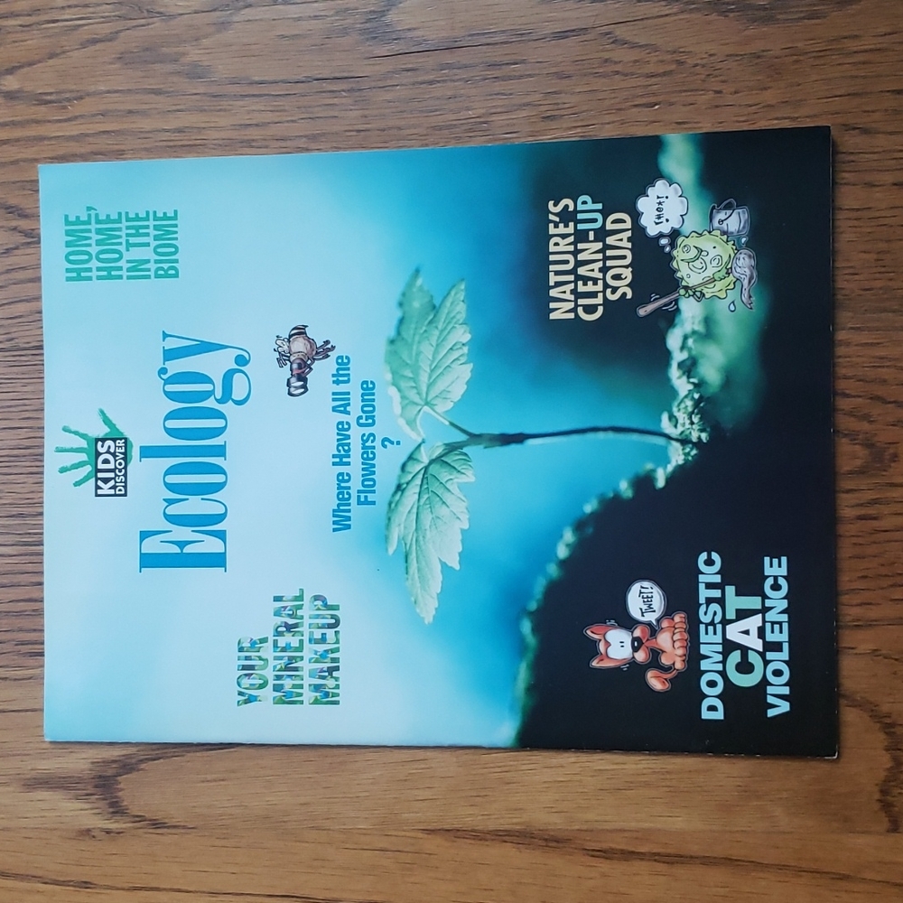 Vintage Y2K Kids Discover Magazine Ecology Volume 12 Issue 2